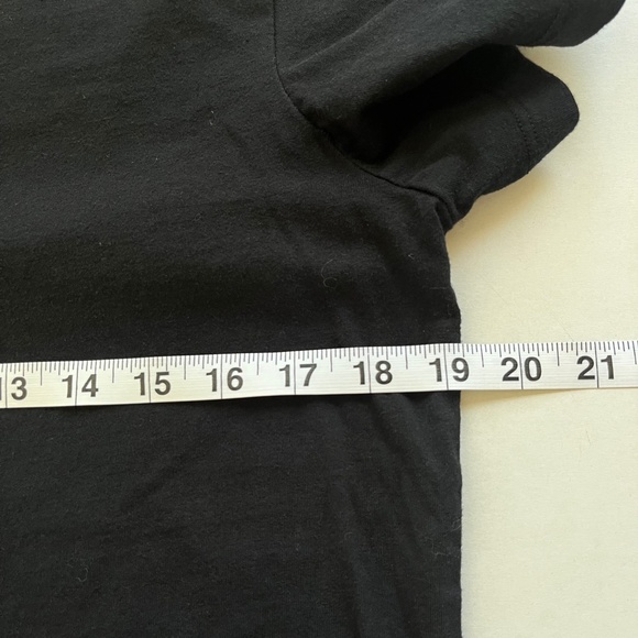 Ecothreads Women Large Grunge Streetwear T-Shirt 100% Organic Cotton Black - Picture 6 of 7